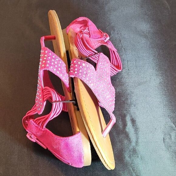 BRAND NEW BOBBIE BROOKS PINK SANDAL - Picture 10 of 12
